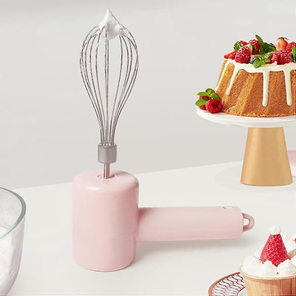 Egg Whisk - Silent Electric Egg Whisk Rechargeable Automatic Mixer Kitchen Baking Cooking Gadgets Long Battery Life