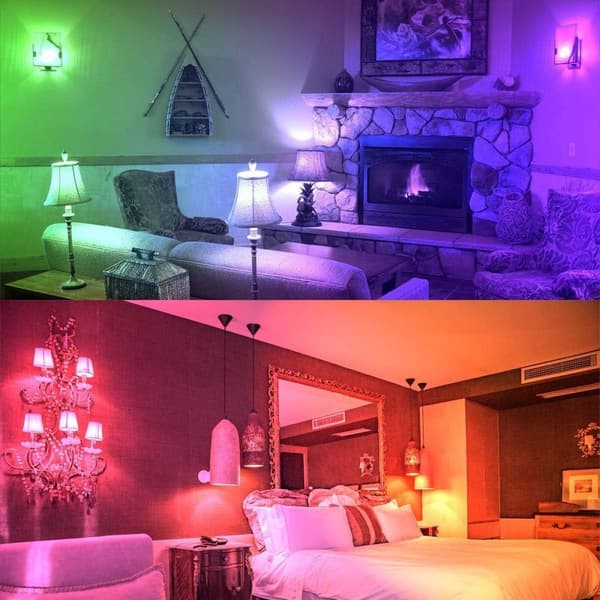 3-pack smart bulbs, light-shaped smart LED bulbs Di, remote control, E12 base 3.5W bulbs, 6500K