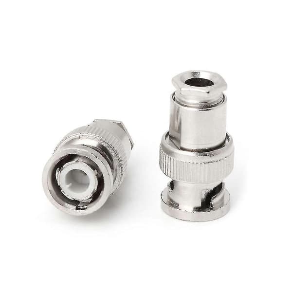 10st Rg58 BNC Male Connector For CCTV Security Coax Coupler Video BNC Connector