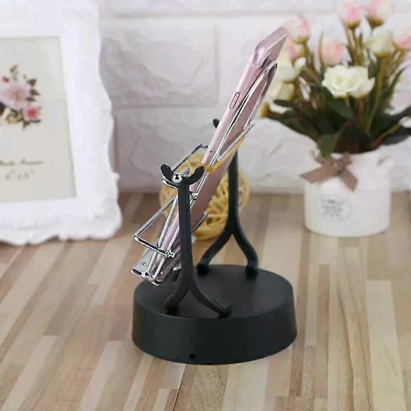 Phone Swing Device Automatic Wiggle Electronic Motion Machine Rotating Swing Motion Mobile Phone Holder for Counting Steps GD