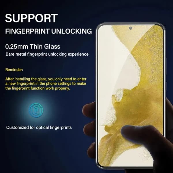 2 PCS Tempered Glass For Samsung Galaxy S23 Plus Screen Protector