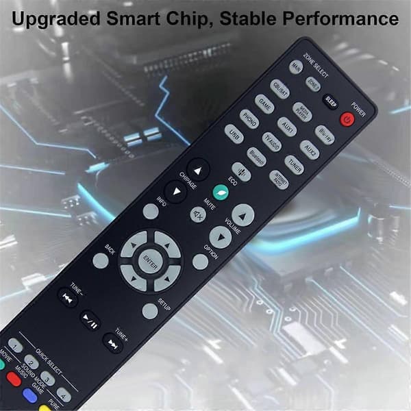 Erstatningsfjernkontroll RC-1244 for AV Surround Receiver RC-1244 Fjernkontroll
