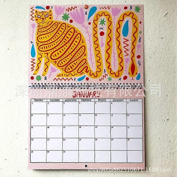 2024 Kattekalender | 2024 Veggkalender | Kattekalender | 2024 Veggplanlegger 2024