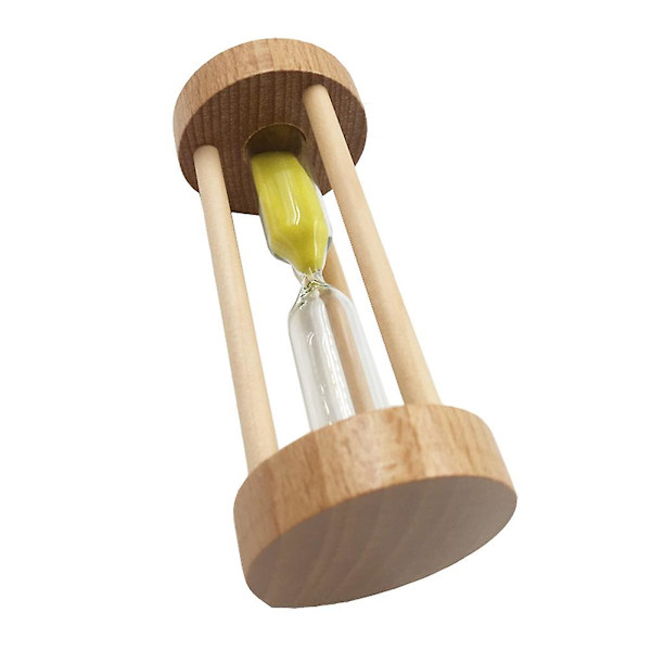3 Minutters Tre Sandklokke Timer Gul Sandklokke Klokkestol Bord Dekorasjon Gul Yellow