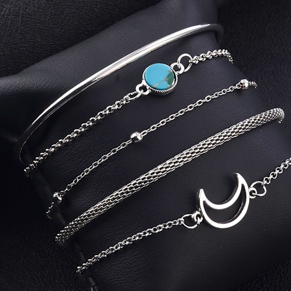 Rannekoru Alloy Lady Bangle Set Kevyt Luova Trendikäs Upea, Hieno Työtaito, Korroosionkestävyys