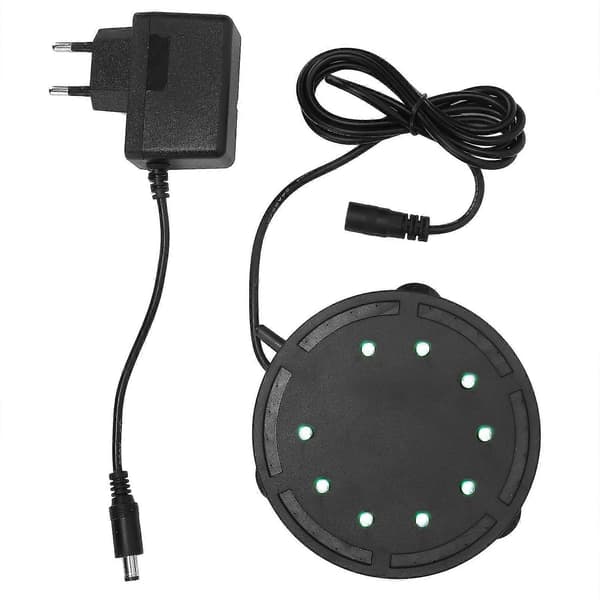 LED Boblesten Akvarium Luftpumpe Iltspreder med EU-stik, 100-220V