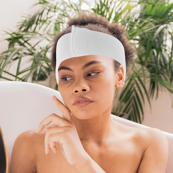 Engangs Spa Hårbånd til Kvinder, 50 stk. Non-woven Elastisk til Ansigtspleje, Makeup og Ansigtsvask i Skønhedssaloner og Spas