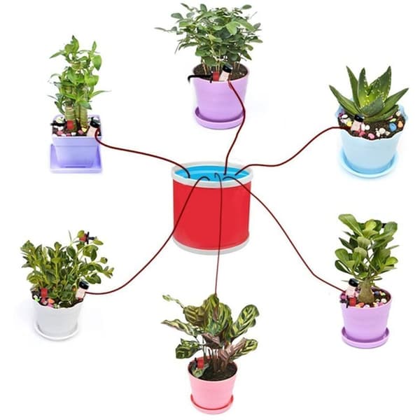 8-pack bevattning. Automatisk vattendispenser för keramiska krukväxter. bonsai. växter. blommor