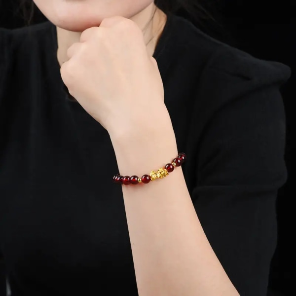 ZenBless Feng Shui Armbånd til Kvinder Naturlig Tiger Eye Armbånd Armbånd Yoga Mala Beads Good Luck Venskab Armbånd til Kvinder