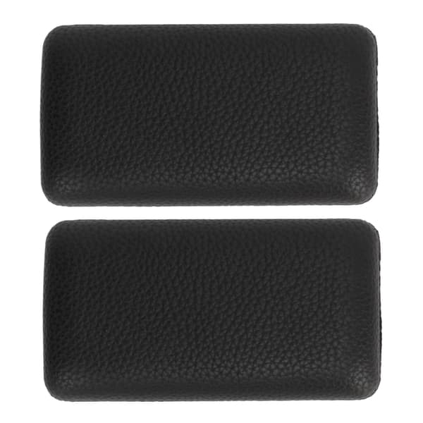 Bilbensdynor Mikrofiberläder Mjuk Bilcenterkonsol Knä Armbåge Armstöd Kudde Svart