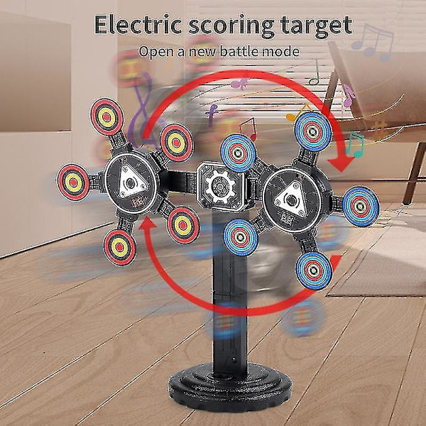 3578 Elektrisk Drejende Skydeskiver til Børn med Automatisk Nulstilling og Elektronisk Scoring