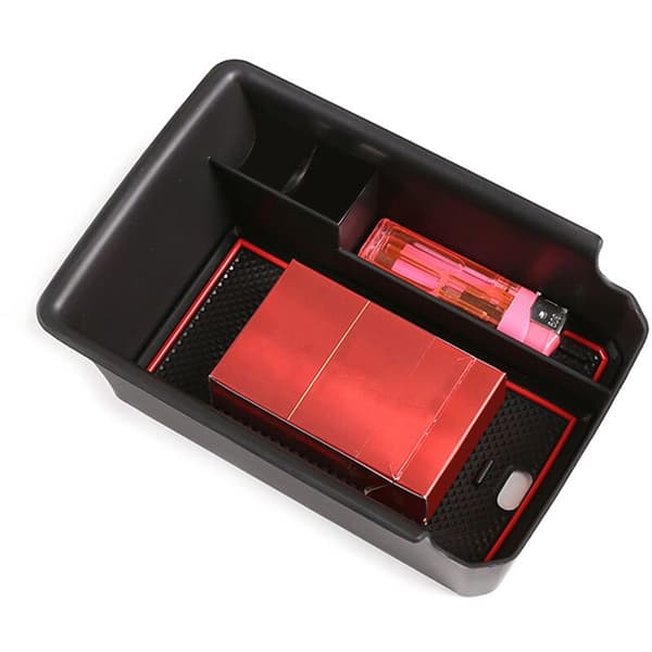 For Audi A3 2021 Biltilbehør Interiørdekorasjon Sentral Armlene Organizer Oppbevaringsboks Beholder