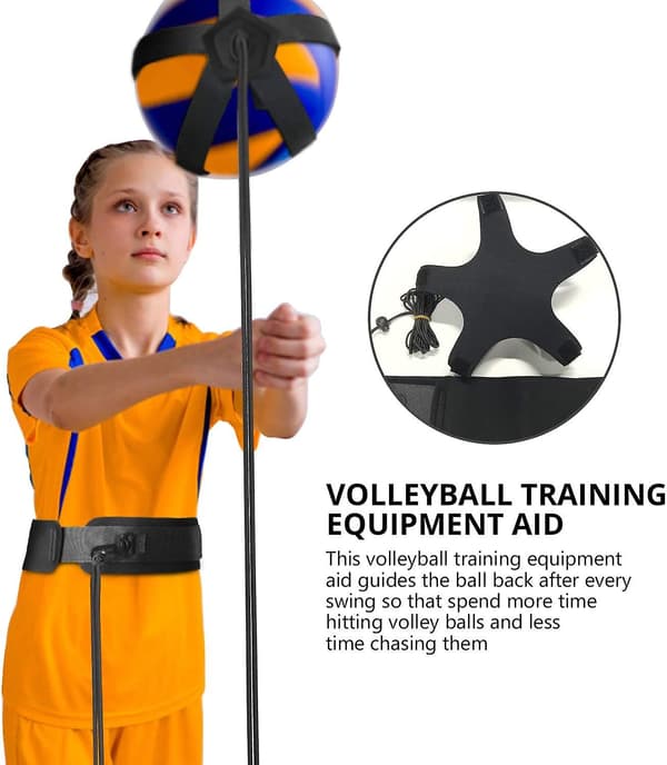 Volleyball Training Resistance Bands, Elastic Volleyball Resistance Band Set for Practicing Serves, Arm Swing Passing, Agility Training