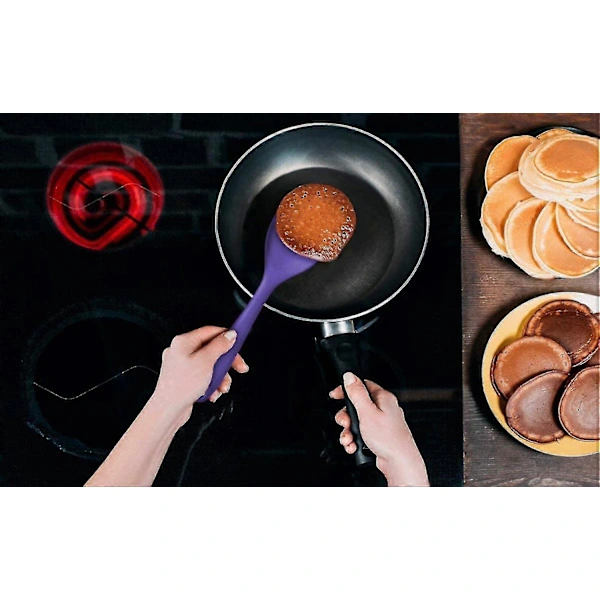 Non-stick silikonspatlar för matlagning Ba (lila)