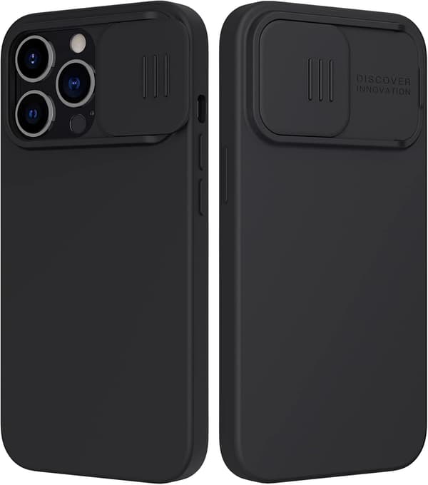 iPhone 13 Pro-deksel med kamerabeskyttelse - CamShield Silkeaktig Flytende Silikon