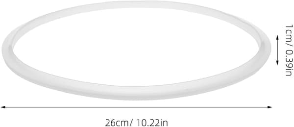 2 st ersättningssilikonpackning för tryckkokare, robust högtemperaturbeständig tätningsring