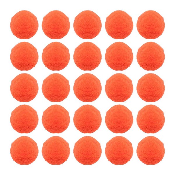 500 stk 30 mm gjør-det-selv plysjball høy elastisk polyester plysjball kreativ manuell gjør-det-selv-materiale Lue Skjerf Tilbehør til hjemmet (oransje)Orange3X3CM Orange 3X3CM