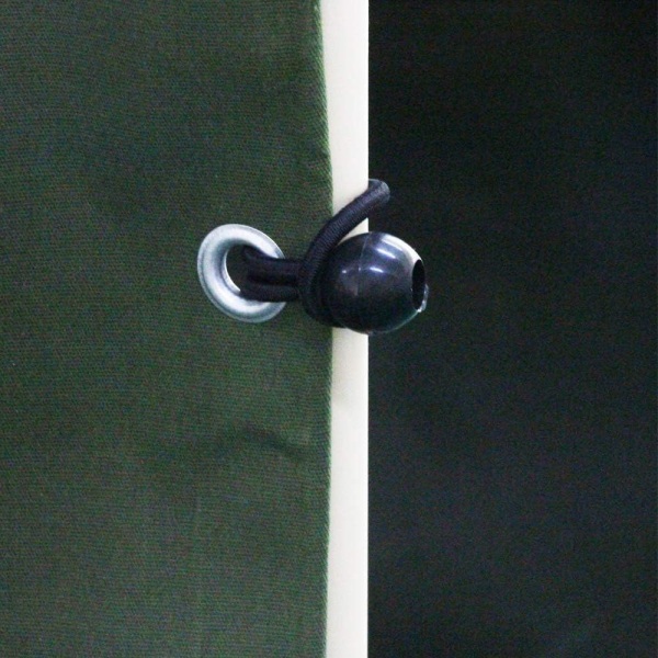 5,5-tommers svart bindesnor 1-tommers ball, 50-delt, UV-bestandig nedsnor (25 deler)