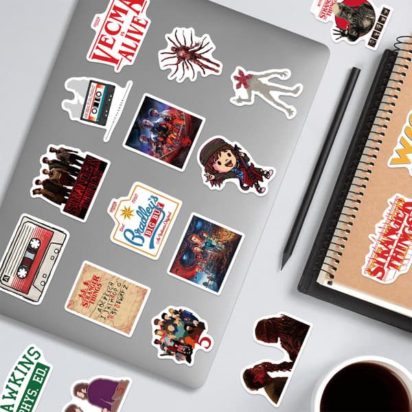 Stranger Things Sticker Pack | Graffiti Style Decals | Fan Art Decorative Stickers *Model 2-50 PCS*
