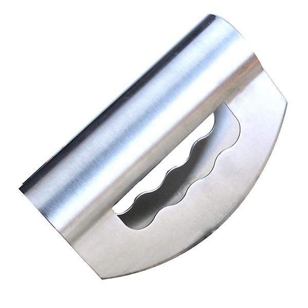 Salladshackare med dubbla skyddsöverdrag Multipurpose Premium rostfritt stål Örthackare Silver Silver