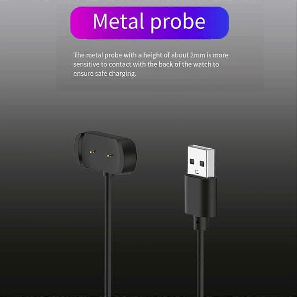 Lader for Amazfit GTR 2/ GTS2 Mini/ GTS 2e/ ZEEP E/ Bip U Pro/GTS 2/ T-Rex Pro Lade magnetkabel