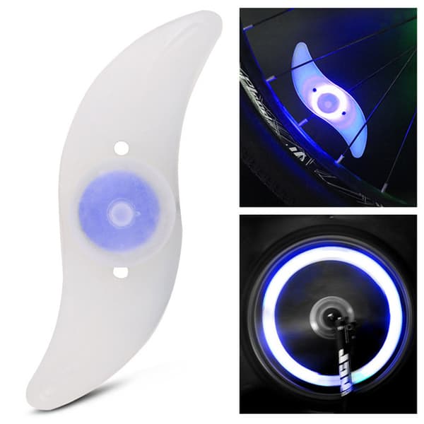 En LED-eikelyslampe, sykkelbelysningssystem, pålitelig struktur, holdbart materiale, egnet for pendling og nattsykling (blå) blå blue