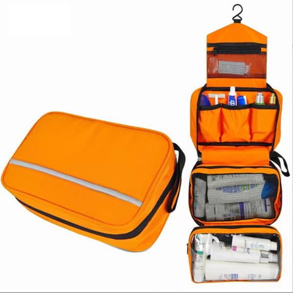 Waterproof Toiletry Bag for Optimal Organization Orange Orange Orange