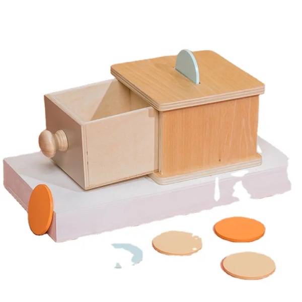 Object Permanence Box, Montessori-leksaker för 1-åringar, 12 månaders baby , Juguetes baby