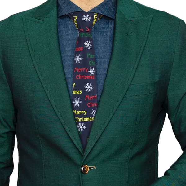 Julehalstørklæder til mænd, julehalstørklæde til herrer, julemandsbælter, julehalstørklæder, festlige slips, feriehalstørklæder Navy blue Snowflake Navy blue Snowflake