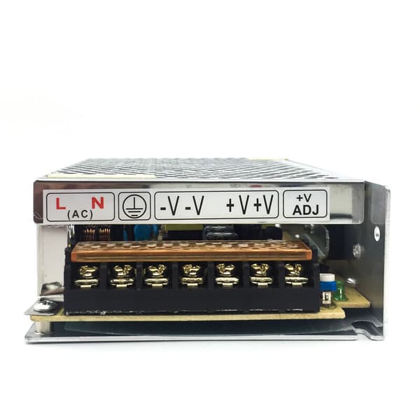 Høyeffekts transformator dimmeradapter strømbryter strømforsyning driver AC 110V/220V DC 12V 10A 120W - 198*98*42MM