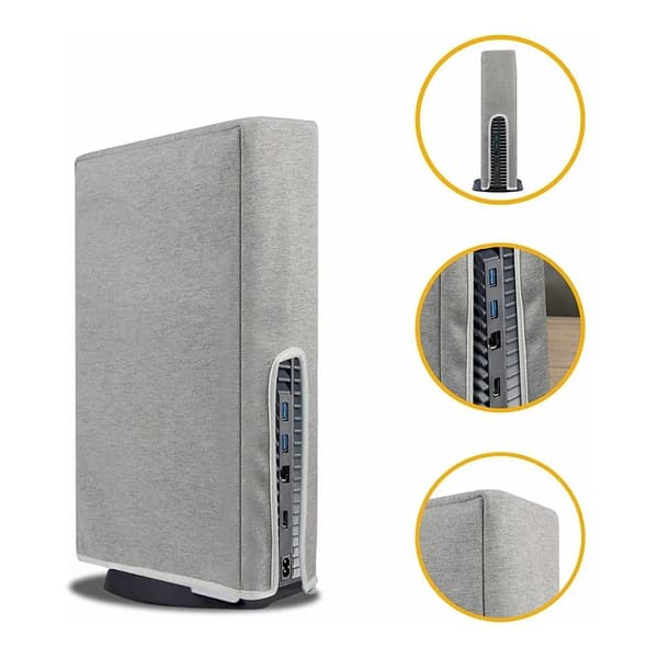 Game Console Dust Cover, Multifunctional, Scratch Resistant, Dustproof, Accessories for PS5