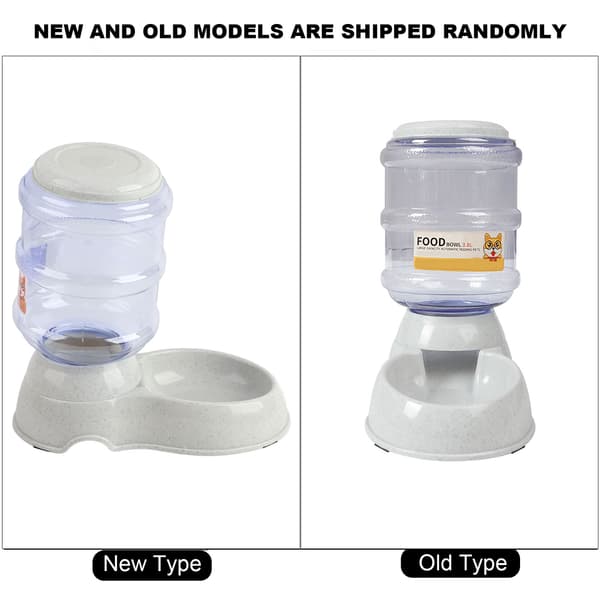 Automatic Pet Feeder Large Capacity 3.8L Removable Non-Slip Food Bowl Grey