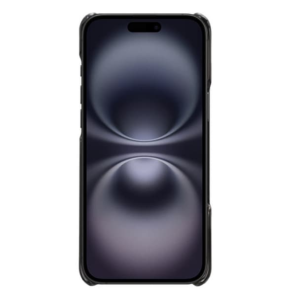 SKALO iPhone 17 PU-nahkainen korttipidike - Musta