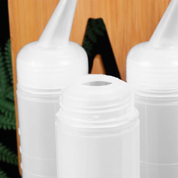 5 st plastsprayflaskor för frisör- och hemmabruk, 120 ml påfyllningsbara hårflaskor med halkfri design, lätt att rengöra material