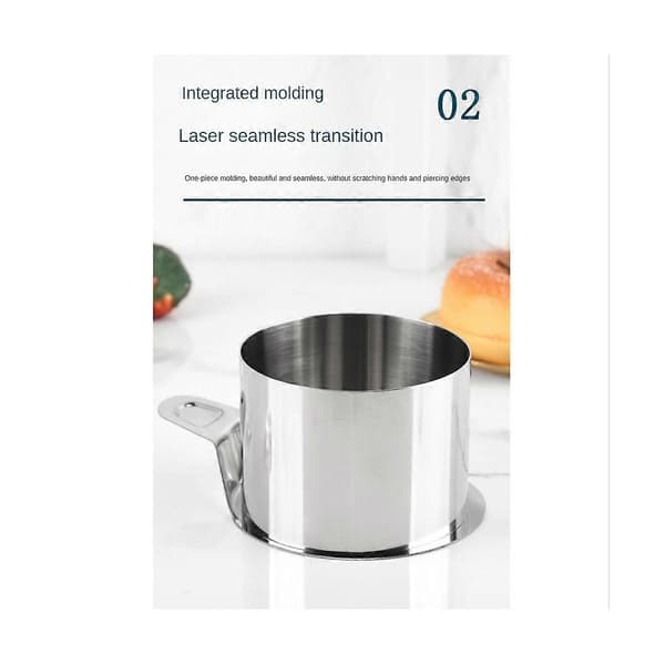 Stainless Steel Mousse Rings, Round Cake Mold, Kitchen Baking Tool for Cake, Fondant, etc.