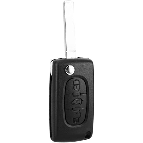 Replacement Shell for Peugeot Partner Key Remote, 3-Button Car Remote Protective Case for Citroen Berlingo or DISPATCH, Peugeot Partner