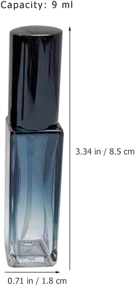 5 stk 9 ml mini påfyllbare parfymesprayflasker bærbare små reiseoppbevaringsbeholdere for duftprøver på farten