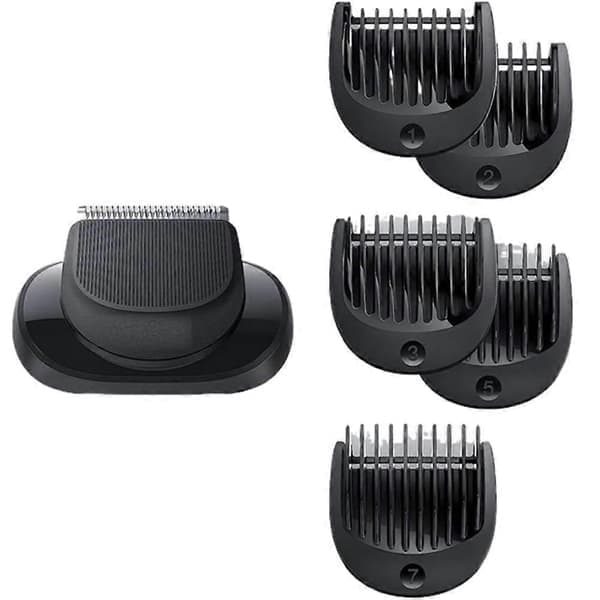 EasyClick erstatningshode for Braun Series 5, 6, 7 elektrisk barbermaskin 5035s, 5049cs, 6040cs, 6072cc, 6090cc, 7025s, 7027cs, 7089cc Svart