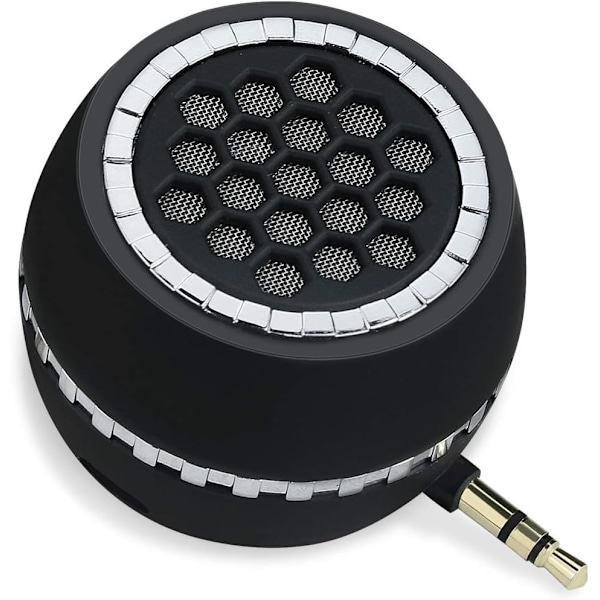 Mini Bärbar Högtalare, 3W Mobiltelefon Högtalare Line-in Högtalare med Klar Bas 3.5mm AUX-gränssnitt, Plug and Play