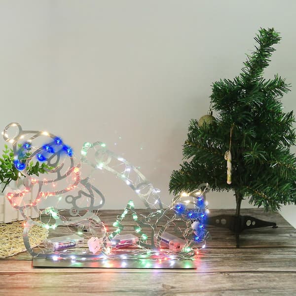 DIY Jultomte Utomhus Trädgård Snö Glödande Dekorativ Gårdsskylt