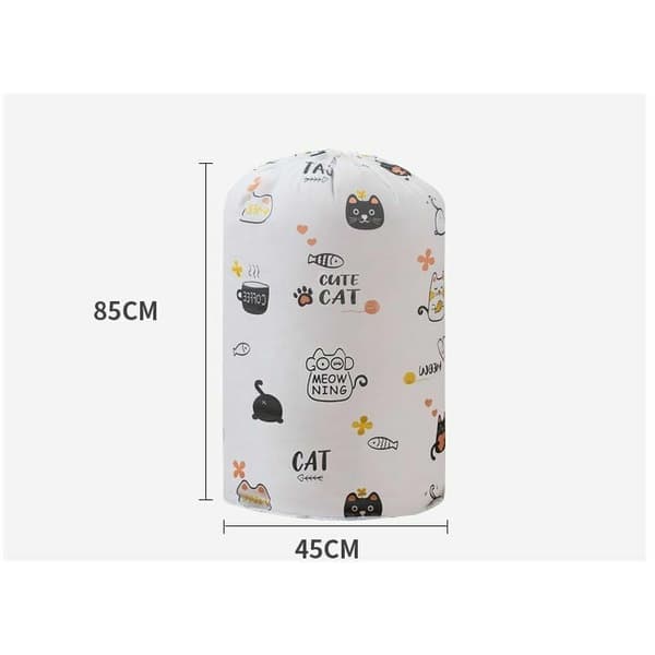 2-pack 45x85 cm Zipper Storage Bag - Large Storage Bag for Clothes, Bedding, Quilts, Blankets, and Moving (Style C)