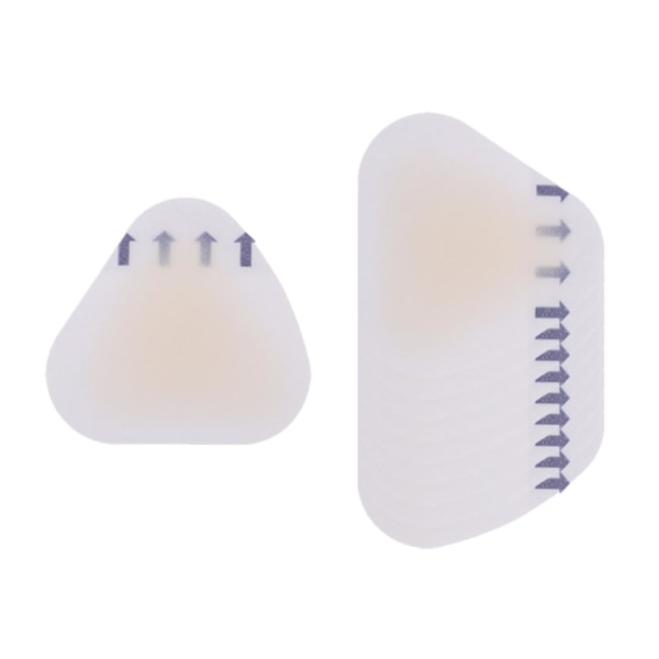 10 kpl Rakkojen Ehkäisytyynyjä Geeli Takakantalevyt Naisille Kulutussuojat Tarrat Valkoiset 5,7X3,7X0,01CM White 5.7X3.7X0.01CM