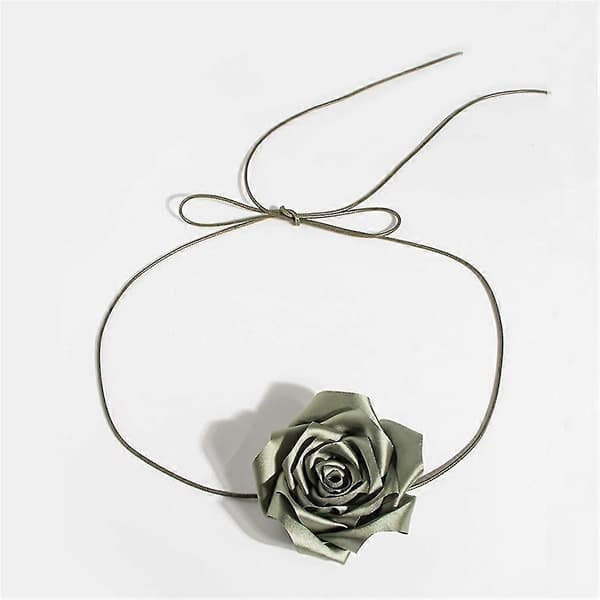 Blomstrete midjebelte, elastisk rose, midjebelte, midjedekor, kjolepynt