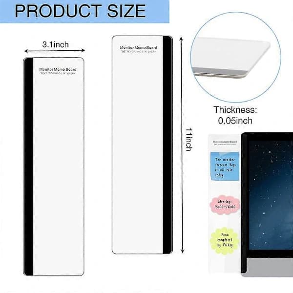 Multifunctional Memo Board for Computer Monitor
