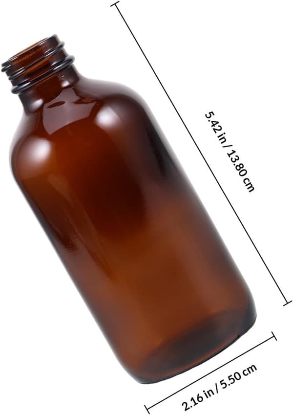 Bärnsten 250 ml fin dimsprayflaska för hår och eteriska oljor, påfyllningsbar plastatomizer för personlig vård på resan