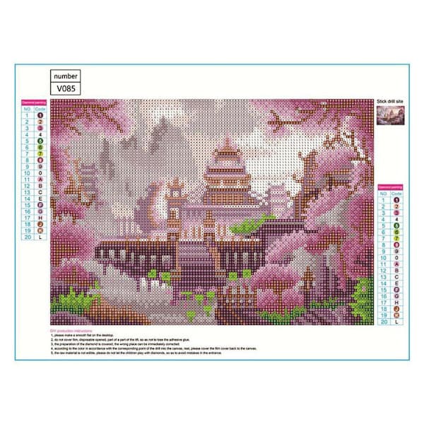5D Diamantmaleri Kit DIY Komplet Diamantbroderi