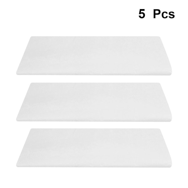 5 förpackningar/ set Färgat silkespapper tunt hantverkspapper för presentinslagning Bröllopsinredning Hantverk (vit)Vit White