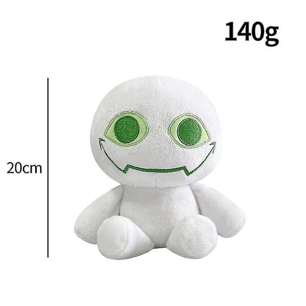 New Bob Plush Toy Slap Battles Bob Plush Doll Gift for Game White White White