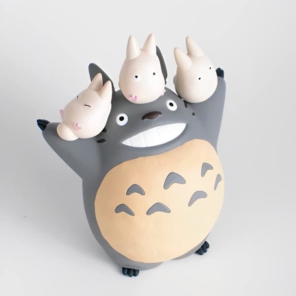 Min nabo Totoro (Blomster og Totoro) samlefigur til stabling og dekoration