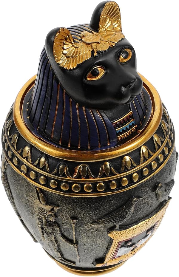 Harts egyptisk tema ornament Antikk egyptisk tema statue ornament Premium harpiks materiale
